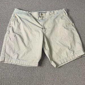 Duluth‎ Trading Co Mens Shorts Size 44 Beige Flex Ballroom Khakis Chino Pockets